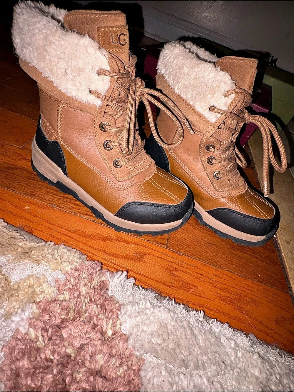 UGG Brown & Black Winter Boots